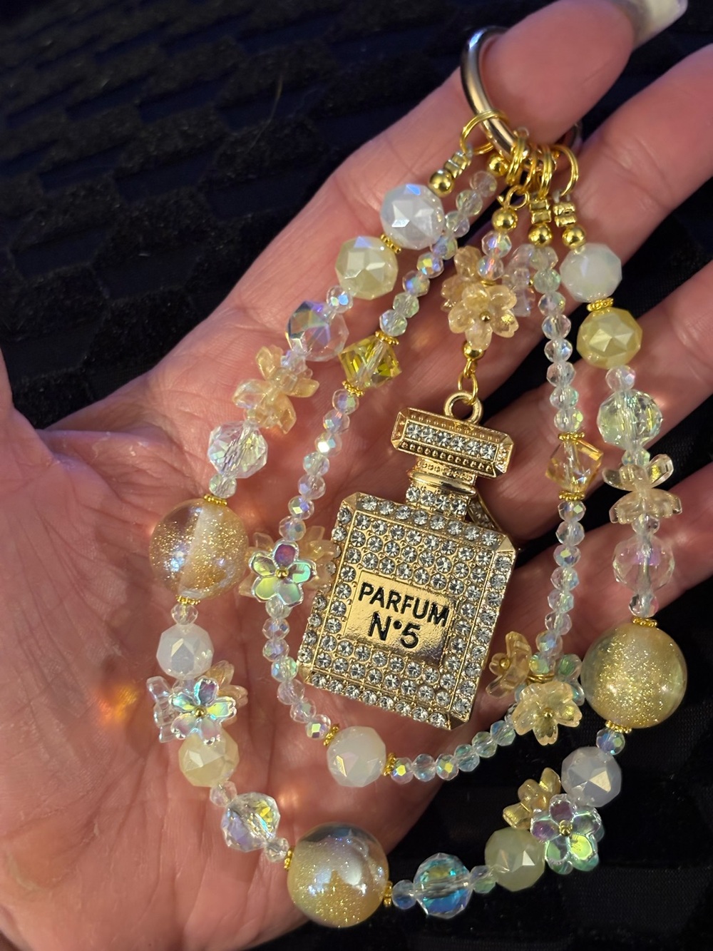 Bag Charm Key Chain- Bling Bling any Bag Charm Holder sparkle is so beautiful